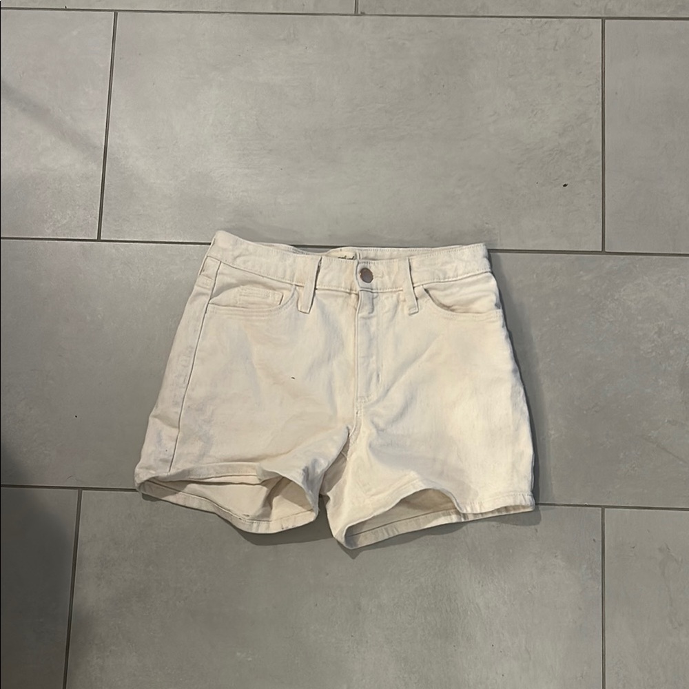 Women's Cream Shorts